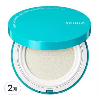 Scinic Enjoy All-Round Airy Sun Cushion EX SPF50+ PA++++, 25 г, 2 шт.