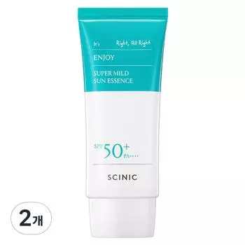 Scinic Enjoy Super Mild Sun Essence SPF50+ PA++++, 50 мл, 2 шт.