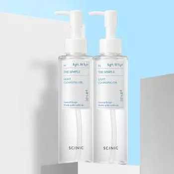Scinic Simple Light Low Ph Cleansing Oil 150ml 2pcs Cleansing oil 1+1/((C02T0000006524))