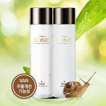 SCINIC Snail Matrix Skin Emulsion, набор из 2 предметов