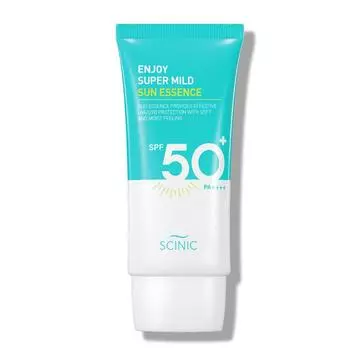 SCINIC Солнцезащитный крем Enjoy Super Mild Sun Essence 50 мл Импортный продукт для ENJOY SUPER MILD SUN ESSENCE Солнцезащитный крем для лица и тела с защитой от УФ-излучения