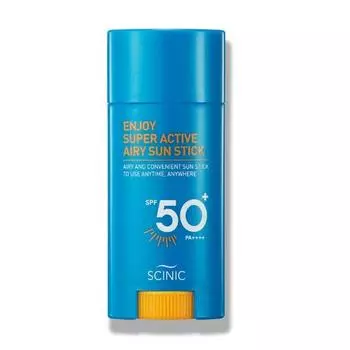 SCINIC Sunscreen Stick Enjoy Super Active Airy Sunstick SPF50+ PA++++ 15g Regular Imported Product for Japan ENJOY SUPER ACTIVE AIRY SUN STICK Sunsc