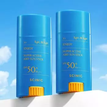 Scinic Super Active Airy Sun Stick 25 г 2 шт. NONE