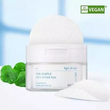 SCINIC The Simple Cica Toner Pad