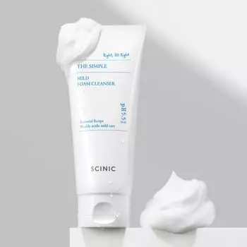 SCINIC The Simple Mild Foam Cleanser,120ml