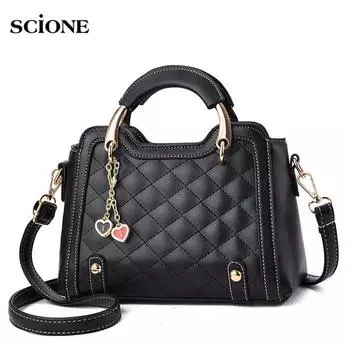 SCIONE 2019, женские сумки, сумки-ракушки, дикая мода, женские диагональные сумки, повседневные сумки на плечо 24cm*11cm*32cm белый