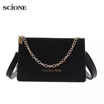 SCIONE 2020 женская сумка 2019 новая сумка через плечо в западном стиле ретро с буквами маленькая квадратная сумка женская сумка