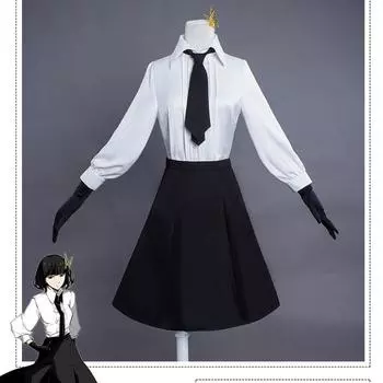Scione аниме Bungou Stray Dogs Xie Ye Jingzi косплей костюм Yujie Faner женский косплей JK аниме полные комплекты S