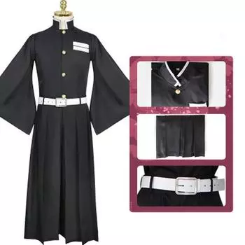 Scione Аниме Косплей Demon Slayer Kimetsu no Yaiba Косплей Костюм Tokitou Muichirou Косплей Костюм S