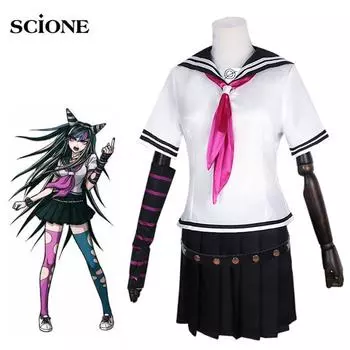 Scione аниме косплей костюм снаряд на сломанном хороводе Юи Буки Миота костюм моряка JK униформа S