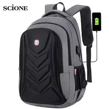 SCIONE Bag Рюкзак под давлением Мужской деловой рюкзак Компьютерная сумка Дорожный рюкзак