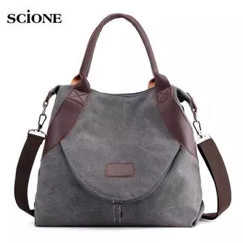 SCIONE парусиновая женская сумка, женская повседневная сумка-мессенджер, модная сумка через плечо Wild Tide, женская сумка хаки