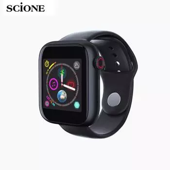 SCIONE Smart Watch Phone Card Watch Pedometer Wear Smart Reminder Bracelet Multifunction Sport watch серебряный