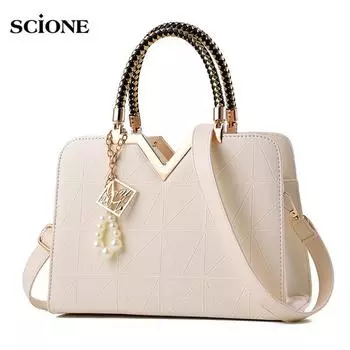 SCIONE Сумки Женские сумки Модные женские сумки через плечо Сумки-мессенджеры 28.5cm*20cm*12cm белый