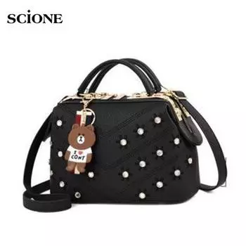 SCIONE Сумочка Цветочная модная сумка через плечо Сумка через плечо чёрный