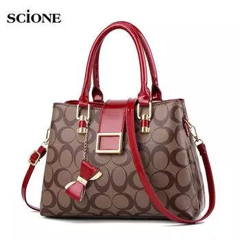 SCIONE Женская сумка 2020 Женская сумка Женская сумка Модная большая сумка через плечо circle жёлтый