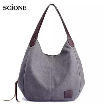 SCIONE женская сумка модная дикая арт простая сумка через плечо повседневная большая сумка с несколькими отделениями 28cm*13cm*48cm белый