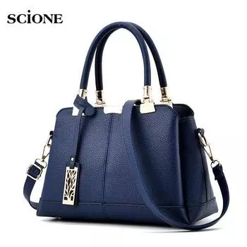 SCIONE женские сумки Tide элегантная сумка через плечо сумка модные повседневные женские сумки 30cm*15cm*34cm чёрный