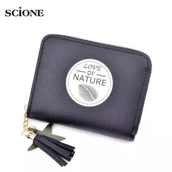 SCIONE женский кошелек для монет, короткая сумка для монет на молнии, милый модный маленький свежий мини-кошелек в корейской версии синий