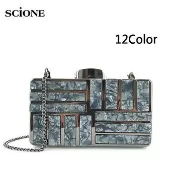 SCIONE Золотые сумки для женщин, новинка 2019 года, сумка через плечо, модные роскошные сумки, женские сумки 17cm*5cm*11cm белый