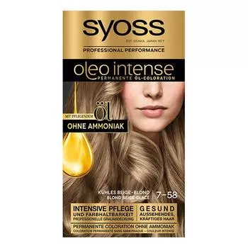 Scios Intense Краска для волос Холодный бежевый блонд 7-58 1-й