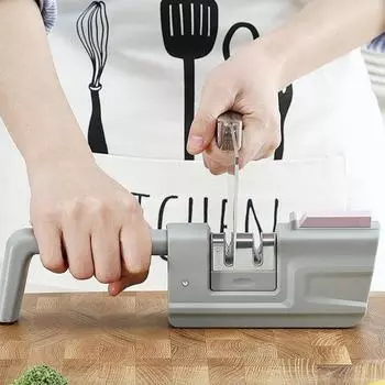 Точилка для ножниц, точильный камень, точилка для ножей, точильный камень, точилка для ножей, профессиональный подарок для друга-повара чёрный