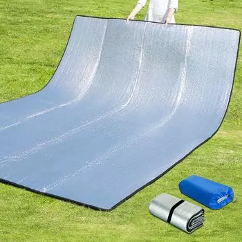 SCIVEI Серебряный алюминиевый пикник для отдыха внутри палатки x Теплоизоляция Толстая теплоизоляция Тепловая сумка для хранения холода и бедствий Спортивный сон во сне