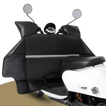 Scooters Leg Cover Knee Blanket Thicken Warmer Waterproof Windproof Motorcycle Winter Quilt Knee Waist Leg Apron Cover for Moto чёрный