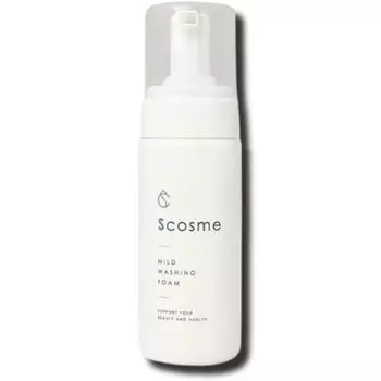 Scosme SC Мягкая очищающая пена для лица Густая пена для лица Макияж поры Двойная пена для умывания лица Без трения Не пенится Гиалуроновая кислота Чувствительная 150 мл