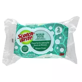 SCOTCH-BRITE Точечная и Сверхпрочная Губка для Скрабирования, Губка для Скрабирования 3