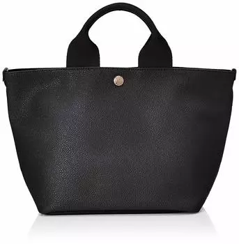 Scotch Grain Neo Leather Tote Bag Plain BREATH Black [Topkapi] Women s