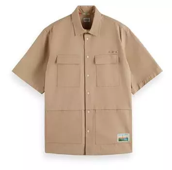 Scotch & Soda 178425 рубашка с коротким рукавом S