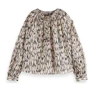 Scotch & Soda Gathered блузка с длинным рукавом M