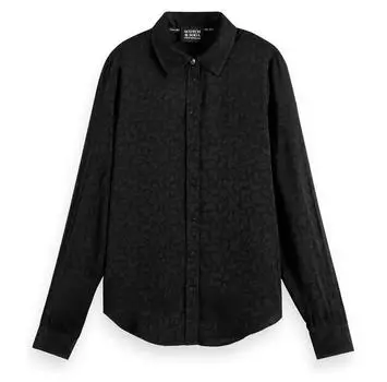 Scotch & Soda Jacquard With Embroidery рубашка с длинным рукавом XS