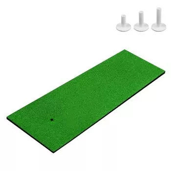 Scott Edward Golf Putt Tee Грубый фервей Трава Различные версии Портативный тренировочный пат для гольфа Оснащен 3 резиновыми трюками Трава, Трава, В помещении/на открытом воздухе
