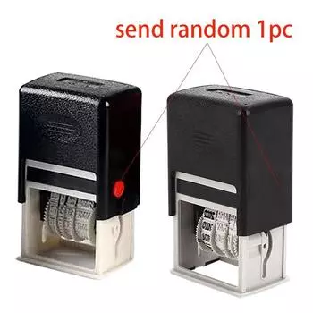 Scrapbooking Supplies Convenient DIY Roller Account Date Stamps Mud Set Date Seal Office Supplies 6x10.5x4cm