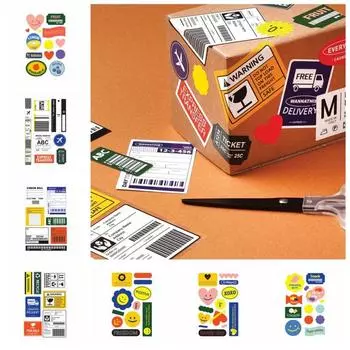 Scrapbooking Waterproof Label Decals DIY Label Decorative Stickers Mobile Phone Case 01