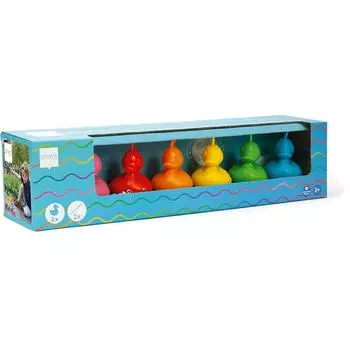 Scratch Fishing Duck Rainbow Fishing Game Fishing Game Water Play Toy 6182026 Подлинный продукт синий