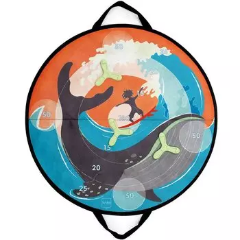 Scratch Mato Guess Game Whale Shuriken Darts Magnetic Target Game 6182120 Подлинный продукт