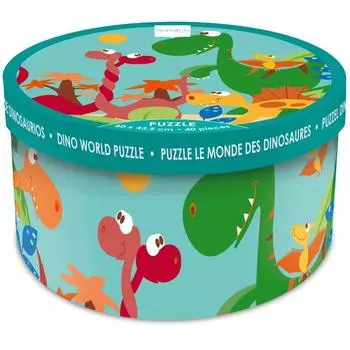 Scratch Puzzle Dinosaur 40 Piece 60cm x Jigsaw Puzzle 6181091 Оригинальный продукт 43.5cm