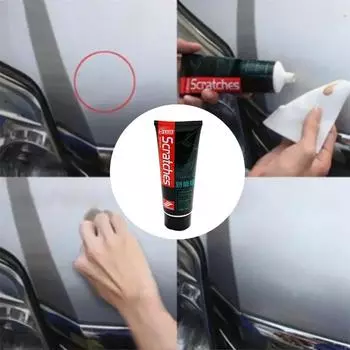 Scratches Restoration Repair Auto Paint Care Polishing Wax Cream Paint Scratch Remover Care 100ml Car Cleaning Scratch Tool чёрный