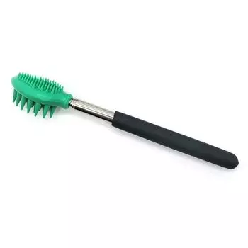 Scratching Massager Tool Telescopic Backscratcher Extendable Back Scratcher Nose cleaning Scrubber Silicone Massage Brush