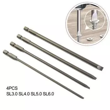 Screwdriver Bit 6.25mm / 1/4 Inch Flat Head Manual