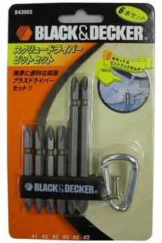 screwdriver set of 6 B43002 BLACK&DECKER Double-headed