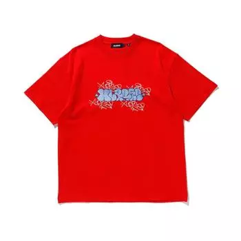 SCRIBBLES TEE RED [Extra Large] T-shirt S/S Men s