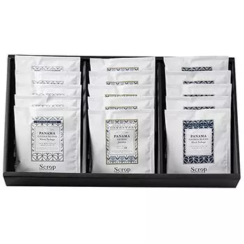 Scrop Подарочный набор Luxury Drip Bag Coffee Panama Geisha Geisha Blend 15 предметов [Избранный подарок] [Косметическая коробка] GG-D1