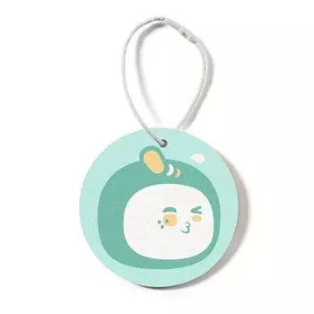 Scrub Sponge Cartoon Wood Pulp Cotton Compressed Absorbent Dishwashing Sponge for Kitchen Pot