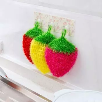 Scrubber Dish Cleaner Kitchen Tool Cleaning Pad Scouring Pads Dish Scrubber Dishcloths Scrub Sponge