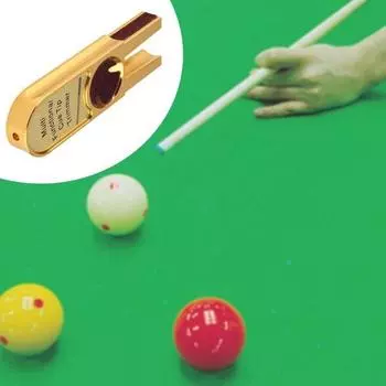 Scuffer Dime Muti-functional Snooker Burnisher Nickel Pool Cue U-shape Billiards Tip Trimmers 25x83x10cm