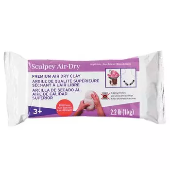 Sculpey Polyfoam Model Air Dry Clay Белый 1 кг 39030006 белый